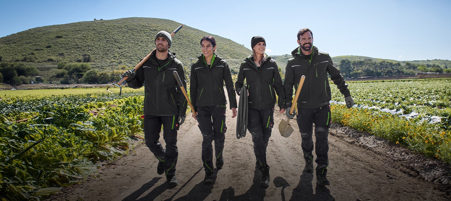 e.s.motion 2020 in der neuen Farbe schwarz-seegrün für Herren und Damen
