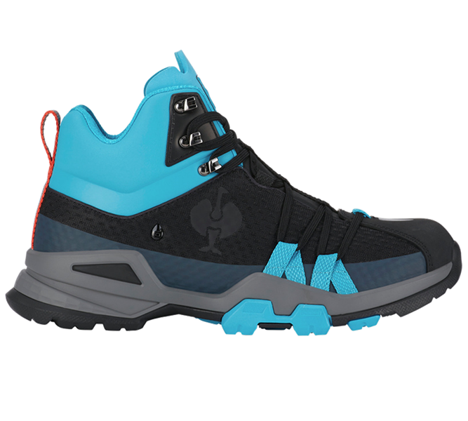 Hoofdaanzicht, Werkschoenen, O2 Werkschoenen e.s. Kobuk mid, zwart/nizzablauw