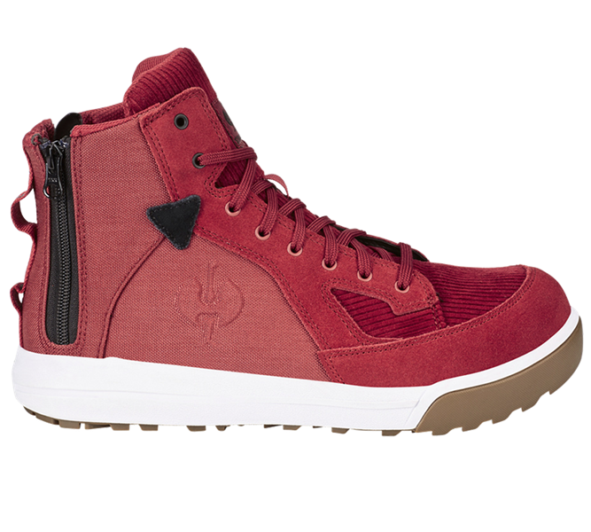Hoofdaanzicht, Schoenen, S1 Veiligheidsschoenen e.s. Janus II mid, fluweelrood