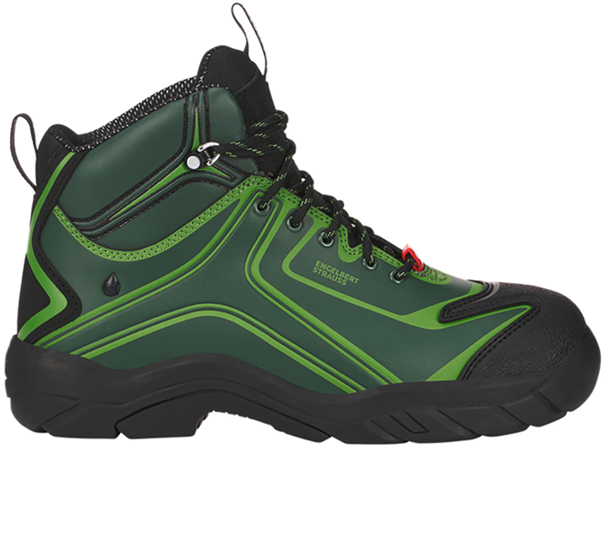 Vue principale, S3, e.s. S3 Chaussures hautes de sécurité Kajam, vert/vert d'eau
