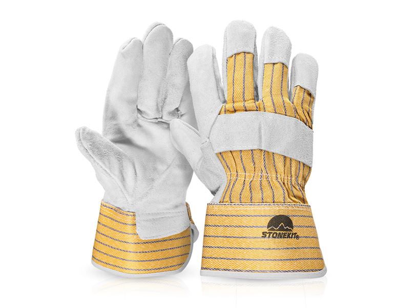 Hauptansicht, Leder, Spaltleder-Handschuhe