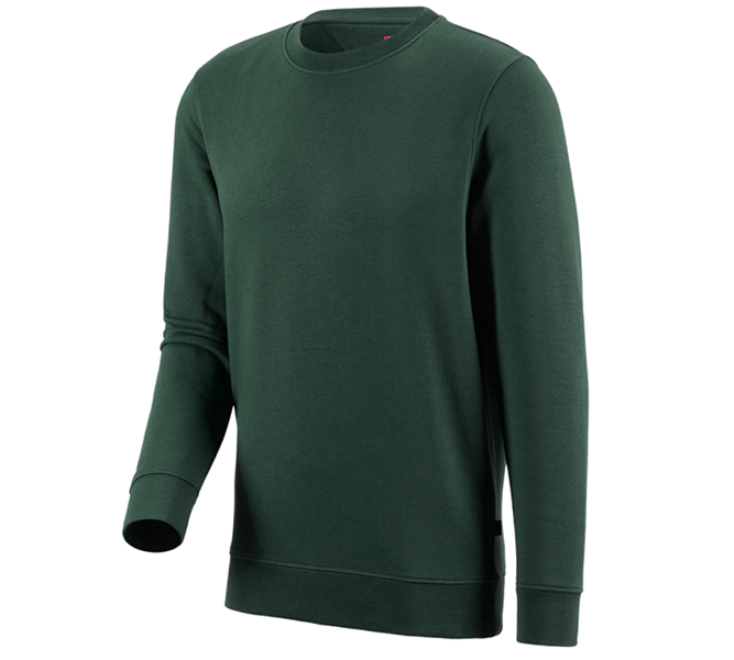 Hoofdaanzicht, Tuin-/ Land-/ Bosbouw, e.s. Sweatshirt poly cotton, groen