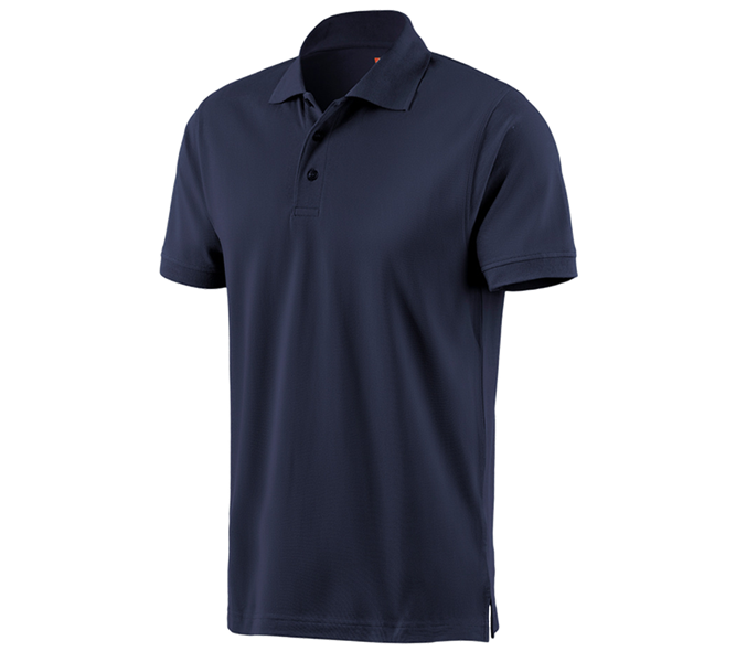 Hoofdaanzicht, Kleding, e.s. Polo-Shirt cotton, donkerblauw