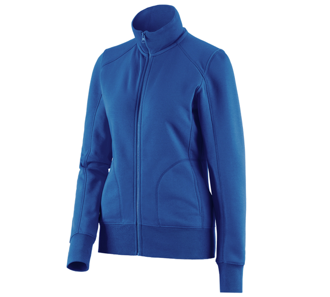 Hauptansicht, Shirts & Co., e.s. Sweatjacke poly cotton, Damen, enzianblau
