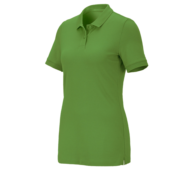 Vue principale, Thèmes, e.s. Pique-Polo cotton stretch, femmes, vert d'eau