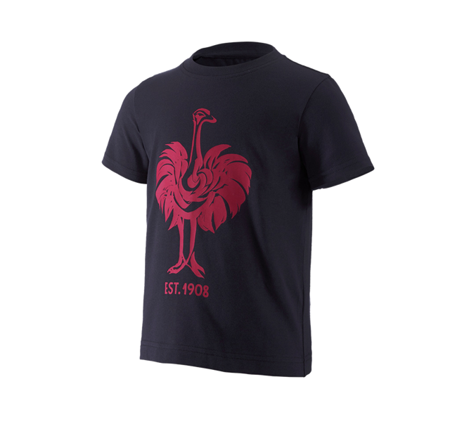 Hauptansicht, Kinder, e.s. T-Shirt 1908, Kinder, dunkelblau/beere