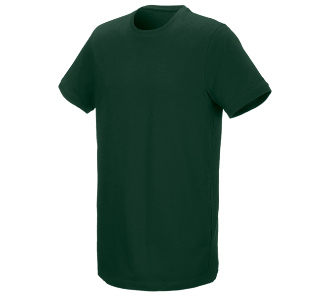 Vue principale, Horti-/ Sylvi-/ Agriculture, e.s. T-Shirt cotton stretch, long fit, vert