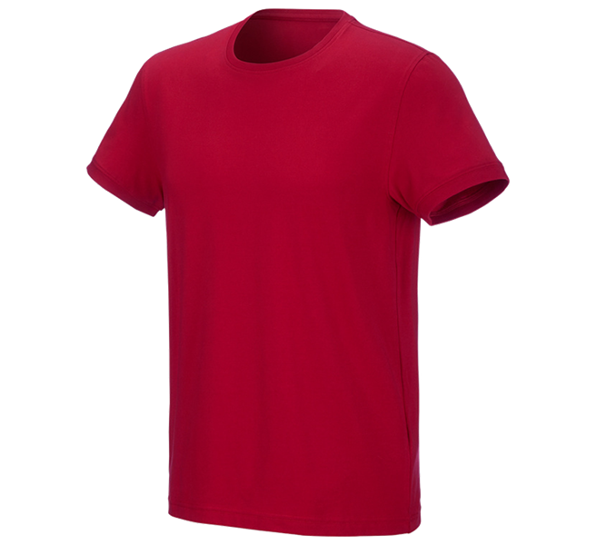 Hoofdaanzicht, Horeca | Koks, e.s. T-Shirt cotton stretch, vuurrood