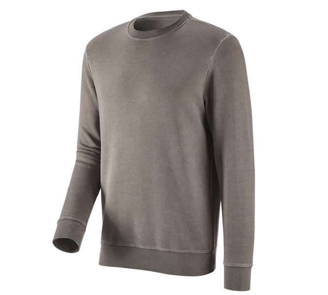 Hauptansicht, Sweats | Hoodies, e.s. Sweatshirt vintage poly cotton, taupe vintage