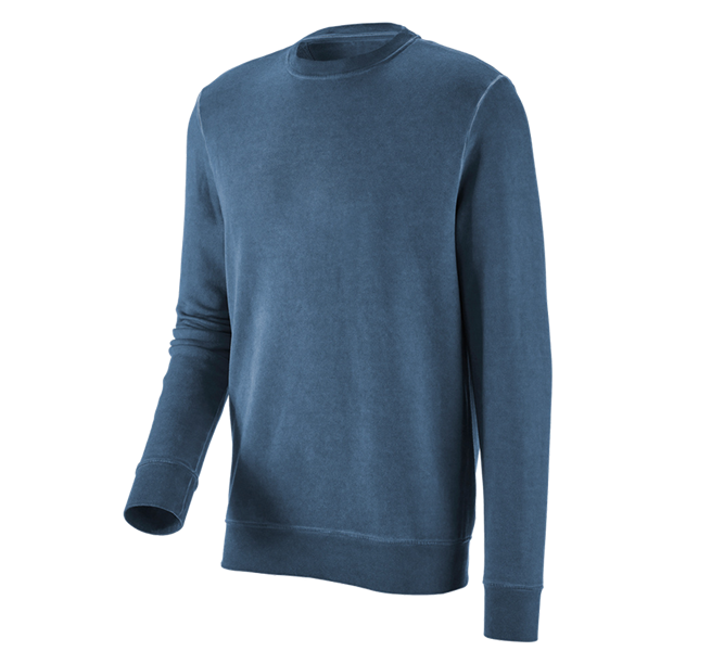 Hoofdaanzicht, Horeca | Koks, e.s. Sweatshirt vintage poly cotton, antiek blauw vintage