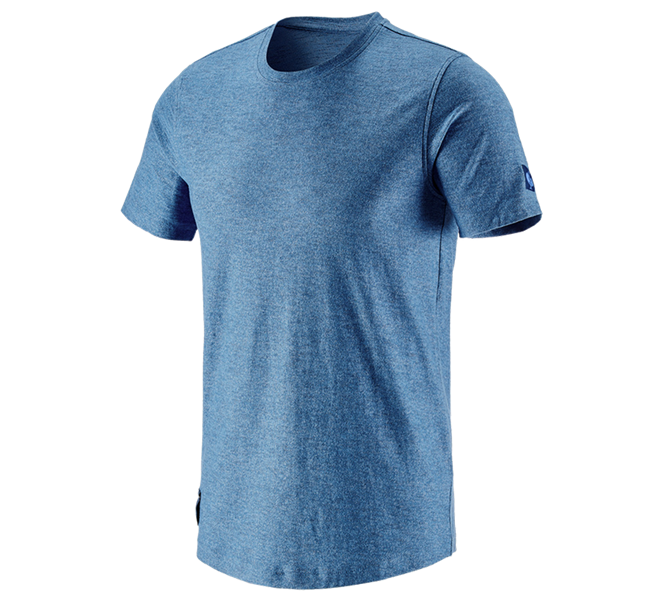 Hauptansicht, e.s.vintage, T-Shirt e.s.vintage, arktikblau melange