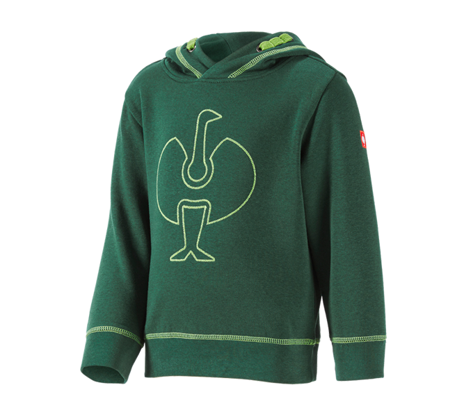 Hoofdaanzicht, Bovenkleding, Hoody-Sweatshirt e.s.motion 2020, kinderen, groen/zeegroen