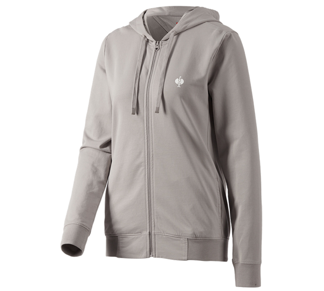 Hauptansicht, Shirts & Co., Kapuzensweatjacke e.s.motion ten, Damen, opalgrau vintage
