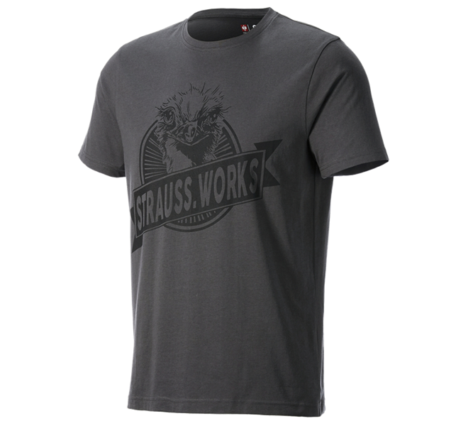 Hauptansicht, e.s.iconic, T-Shirt e.s.iconic works, carbongrau