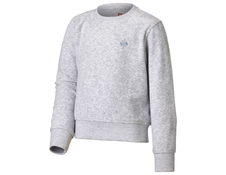 Vue principale, Homewear | Pyjamas, e.s. Sweatshirt Terry, enfants, gris mélange