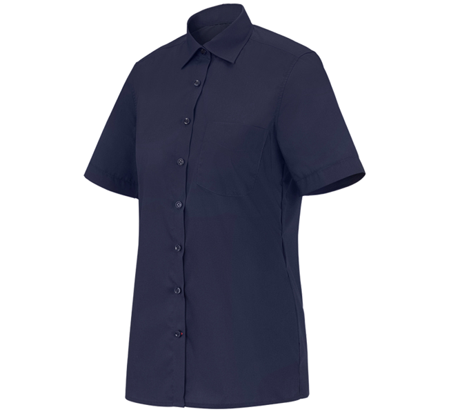 Hoofdaanzicht, Medisch | Zorg, e.s. Service-blouse korte mouw, donkerblauw
