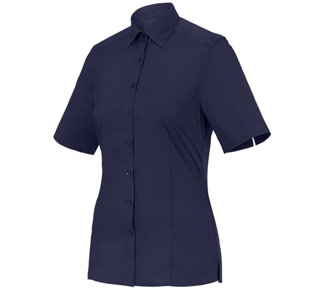 Hoofdaanzicht, Medisch | Zorg, Business-blouse e.s.comfort, korte mouw, donkerblauw