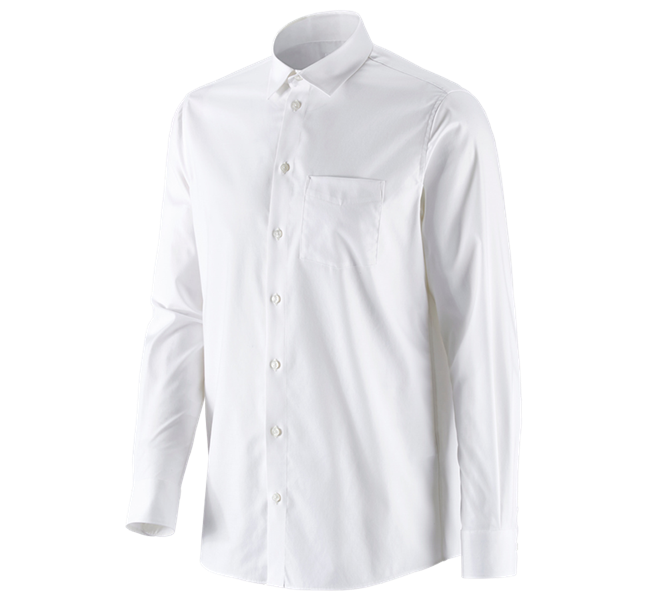 Hoofdaanzicht, Medisch | Zorg, e.s. Business overhemd cotton stretch, comfort fit, wit