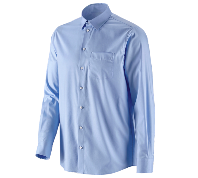 Hoofdaanzicht, Overhemden, e.s. Business overhemd cotton stretch, comfort fit, vorstblauw