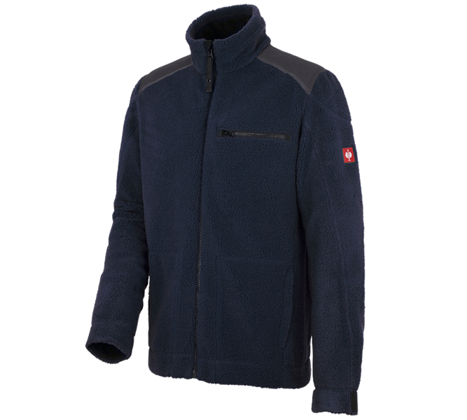 Hauptansicht, Installateur / Klempner, Faserpelz Jacke e.s.roughtough, nachtblau