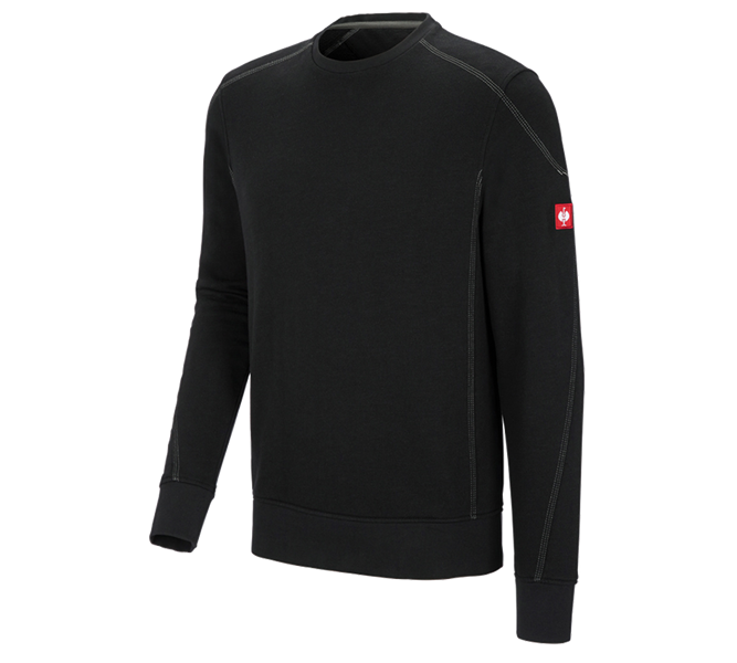 Hauptansicht, Sweats | Hoodies, Sweatshirt cotton slub e.s.roughtough, schwarz