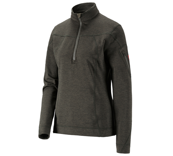 Vue principale, Pulls | Pulls camionneur, Pull camionneur climacell e.s.dynashield,femmes, thym mélange