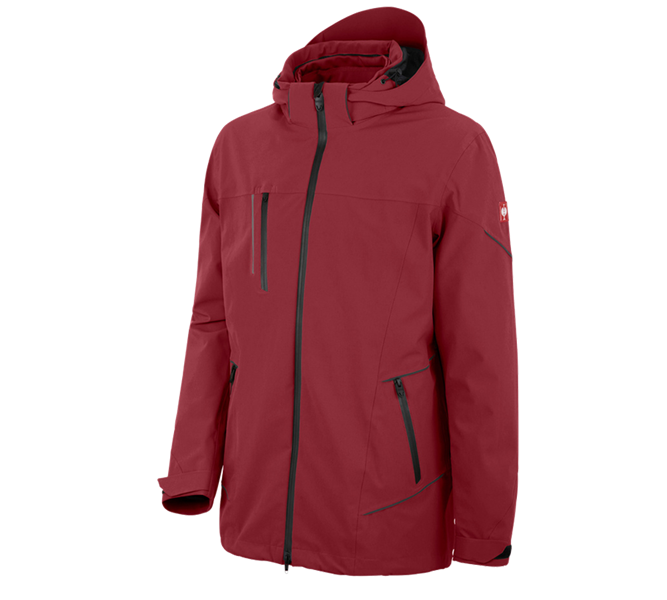 Vue principale, e.s.vision, Veste de fonction 3 en 1 e.s.vision, hommes, rubis