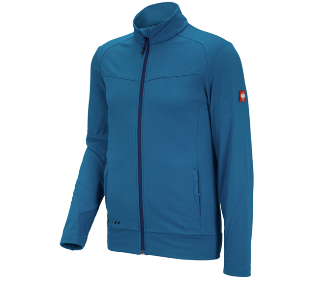 Hoofdaanzicht, Werkjassen, FIBERTWIN® clima-pro jack e.s.motion 2020, atol/donkerblauw