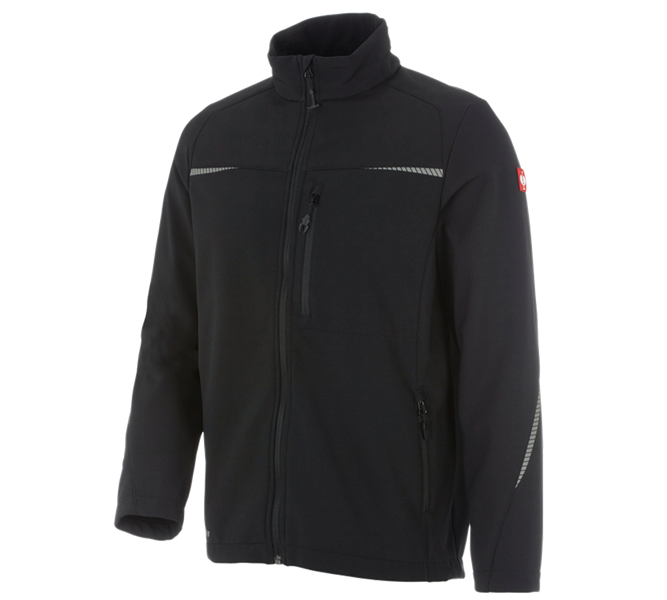 Vue principale, Vêtements, Veste Softshell e.s.motion 2020, noir
