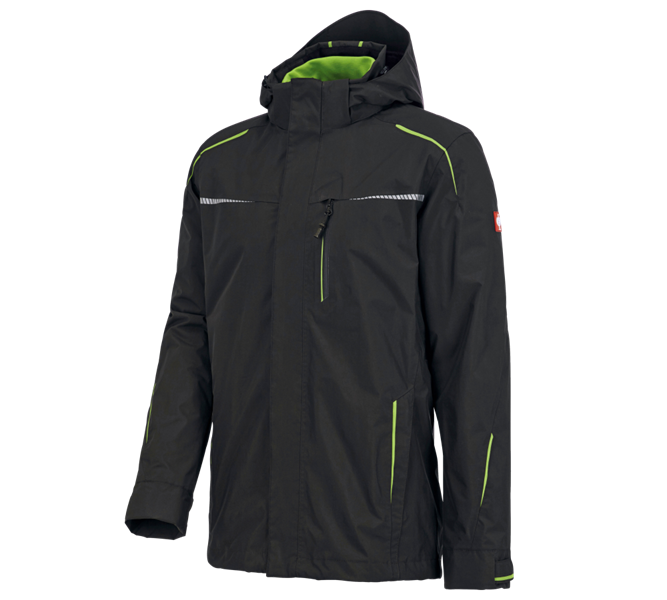 Vue principale, Vêtements, Veste de fonction 3 en 1 e.s.motion 2020, hommes, noir/vert d'eau