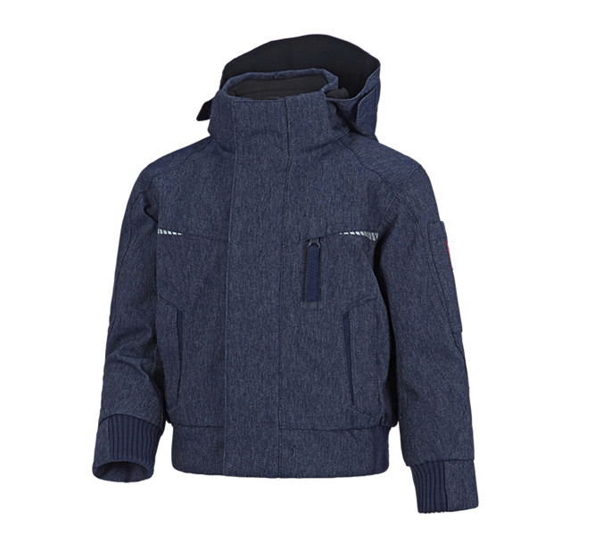 Hauptansicht, Jacken, Winter Funktions-Pilotenjacke e.s.motion denim,K., indigo