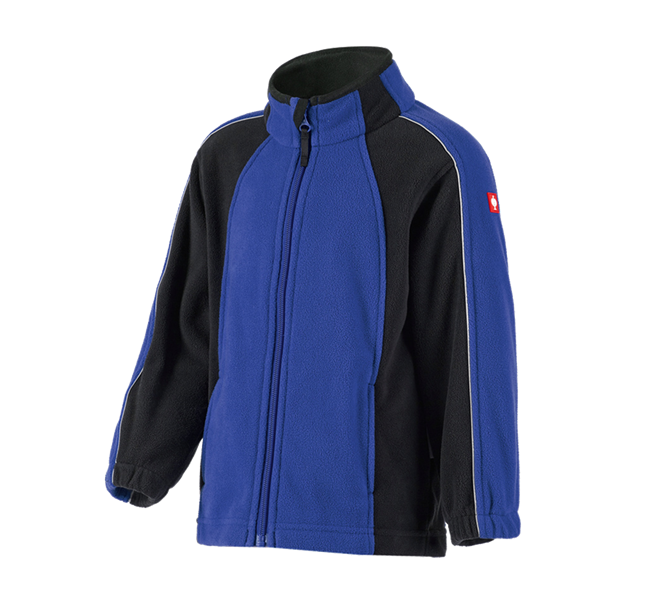 Hoofdaanzicht, Jassen, Microfleece kinderjack dryplexx® micro, korenblauw/zwart