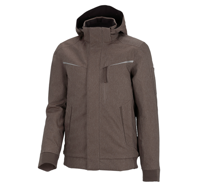 Hauptansicht, e.s. Kollektionen im Überblick, Winter Funktions-Pilotenjacke e.s.motion denim, kastanie