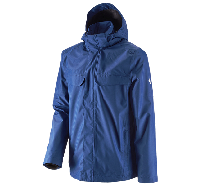 Vue principale, Vestes de travail, Veste de pluie e.s.concrete, bleu alcalin