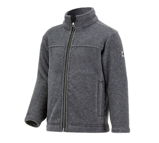 Hauptansicht, Jacken, Fleecejacke e.s.vintage, Kinder, schwarz melange