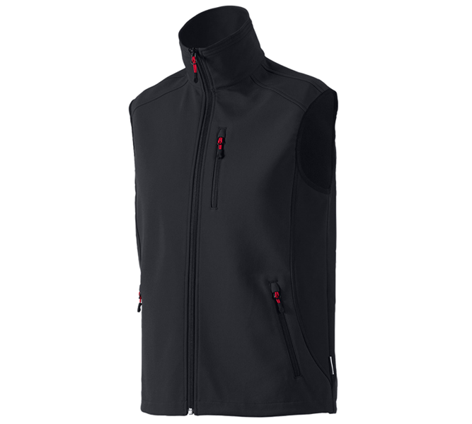 Hoofdaanzicht, Horeca | Koks, Softshell-bodywarmer dryplexx® softlight, zwart