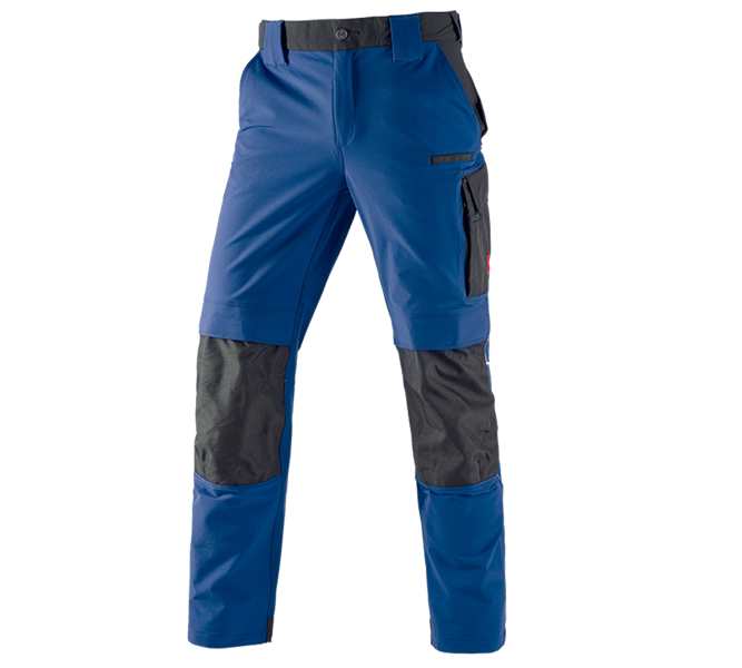 Vue principale, Vêtements, Fonct. pantalon à taille élast. e.s.dynashield, bleu royal/noir