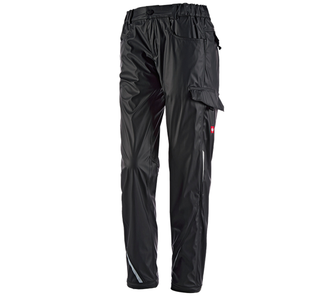 Hauptansicht, e.s.motion 2020, Regenbundhose e.s.motion 2020 superflex, Damen, schwarz/platin