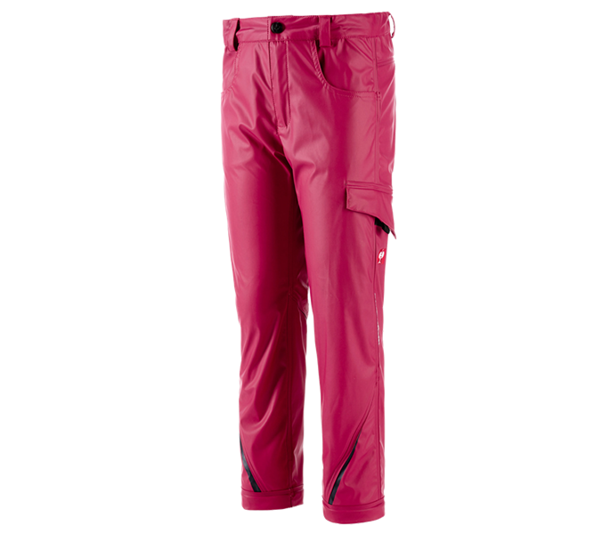 Hauptansicht, Hosen, Regenbundhose e.s.motion 2020 superflex,Kinder, beere/dunkelblau