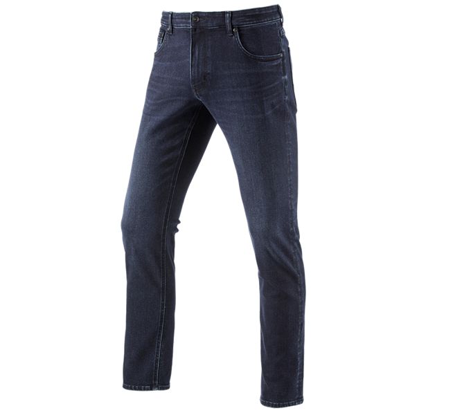 Hauptansicht, e.s.denim workwear, e.s. Winter 5-Pocket-Stretch-Jeans, darkwashed