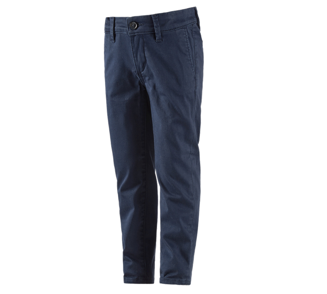 Hoofdaanzicht, Kleding, e.s. Chino, kinderen, donkerblauw