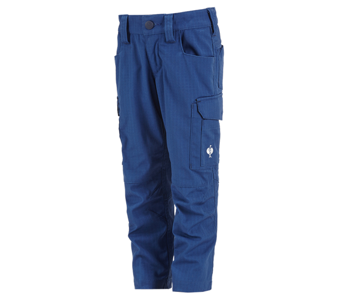 Vue principale, e.s.concrete, Pantalon à taille élast. e.s.concrete solid, enfa., bleu alcalin
