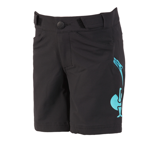 Hauptansicht, Kinder, Funktions Short e.s.trail, Kinder, schwarz/lapistürkis