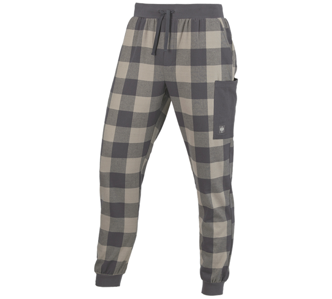 Vue principale, Vêtements, e.s. Pyjama Pantalon, gris dauphin/gris carbone