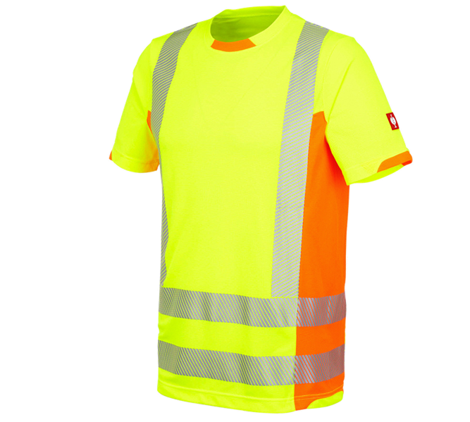 Hoofdaanzicht, e.s.motion 2020, Functionele veiligheids-T-shirt e.s.motion 2020, signaalgeel/signaaloranje