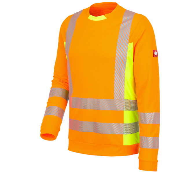 Hoofdaanzicht, e.s.motion 2020, Functionele veiligheids-longsleeve e.s.motion 2020, signaaloranje/signaalgeel