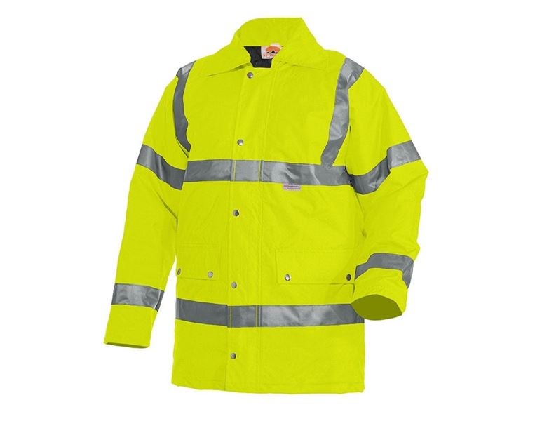 Vue principale, Vêtements haute visibilité, STONEKIT Parka de signalisation, jaune fluo