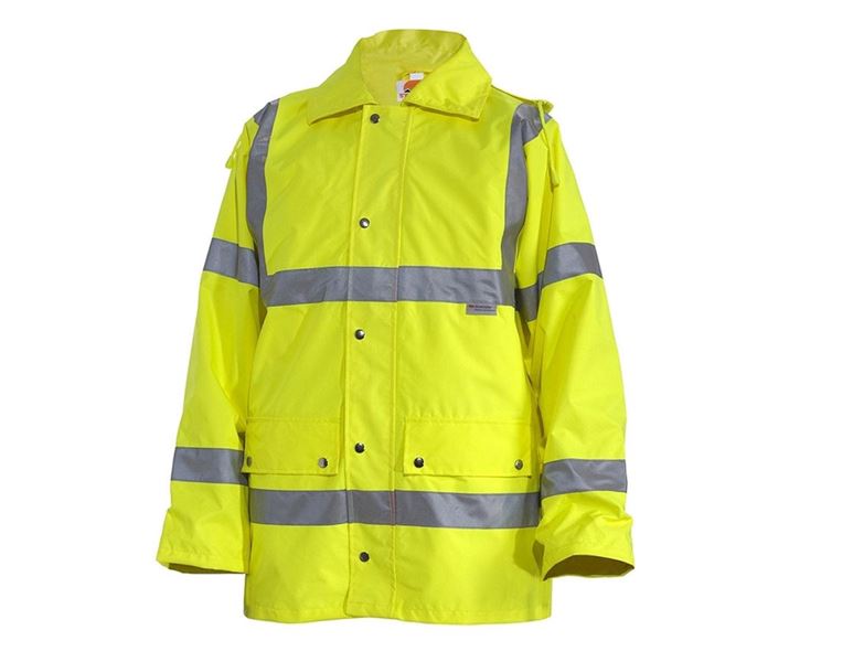 Vue principale, Vêtements haute visibilité, STONEKIT Veste de protection de signalisat.4-en-1, jaune fluo