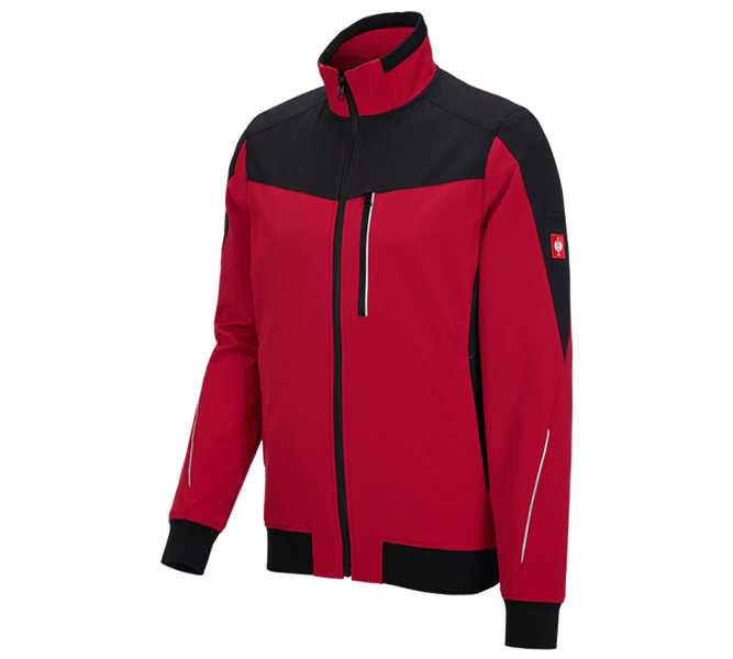 Vue principale, e.s.dynashield, Veste de travail fonctionnelle e.s.dynashield, rouge vif/noir
