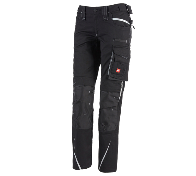 Vue principale, Vêtements, Pantalon pour femmes e.s.motion 2020, noir/platine